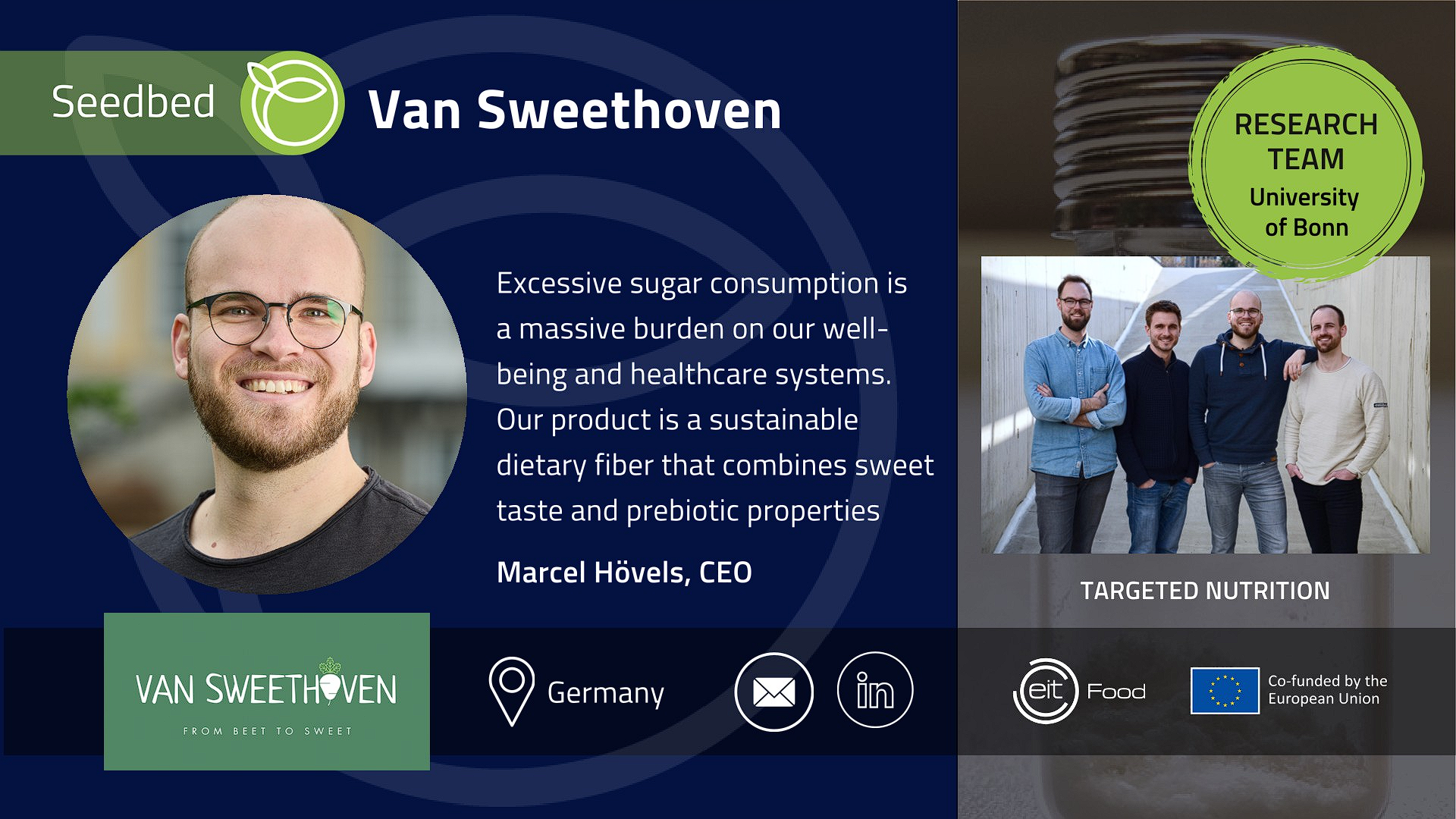 van Sweethoven goes EIT Food