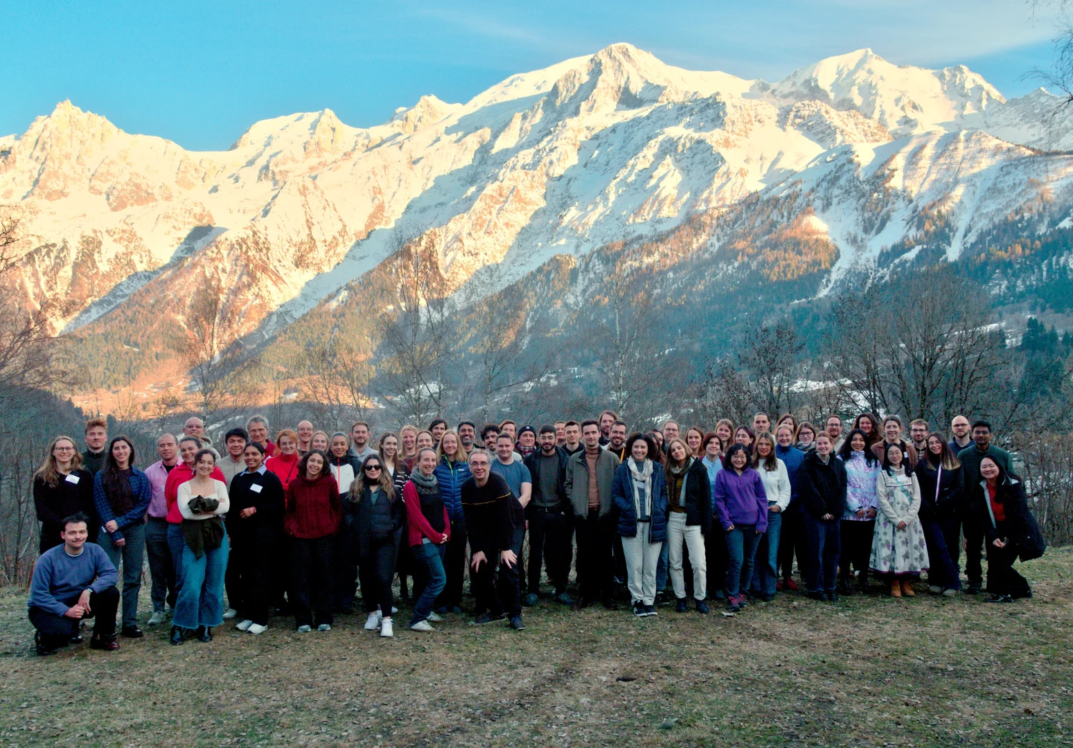 group photo from the French-German WE-Heraeus seminar on “Fluorescent Markers for Advanced Microscopy” (March 15–20, 2026, Les Houches)